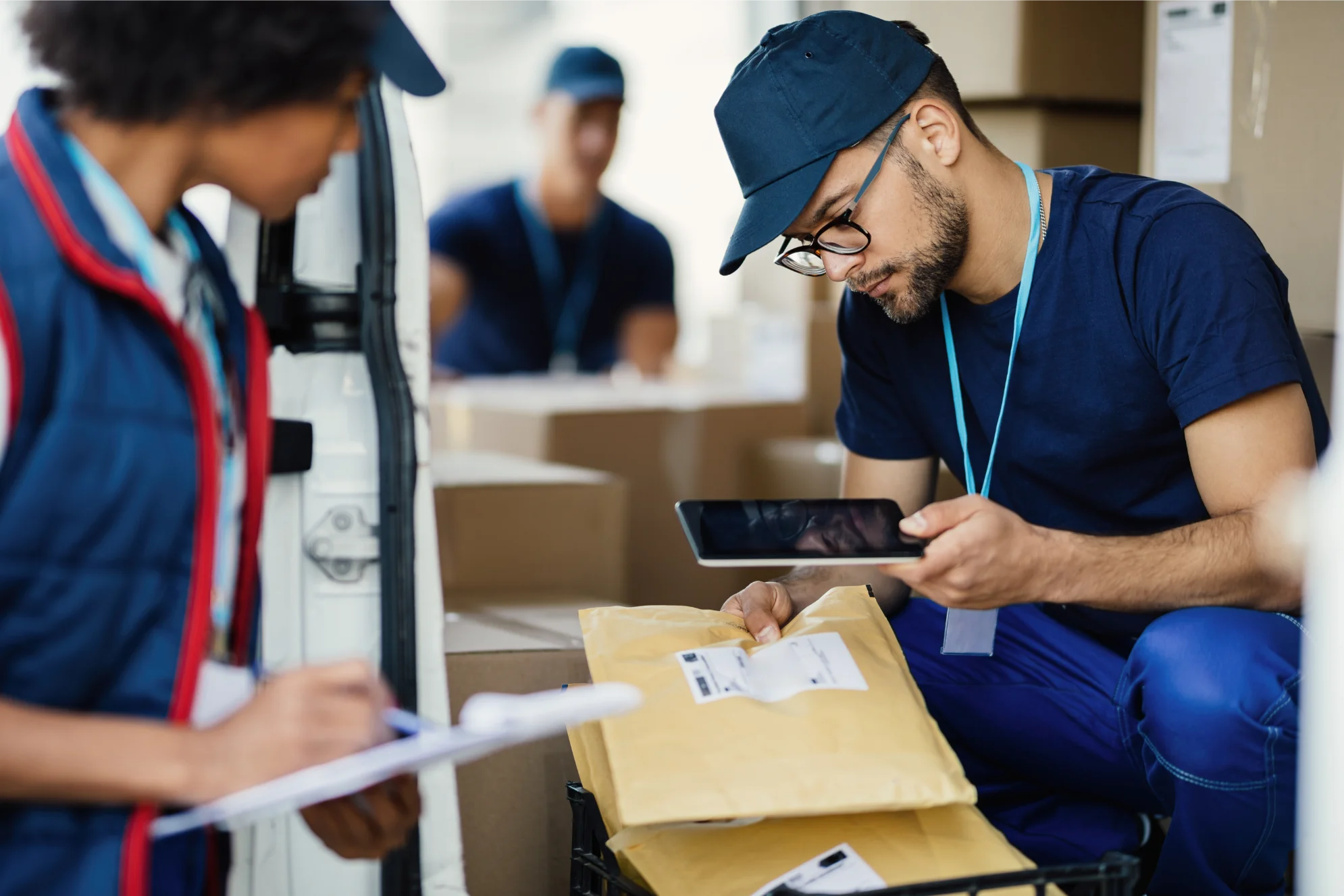 on-demand material delivery